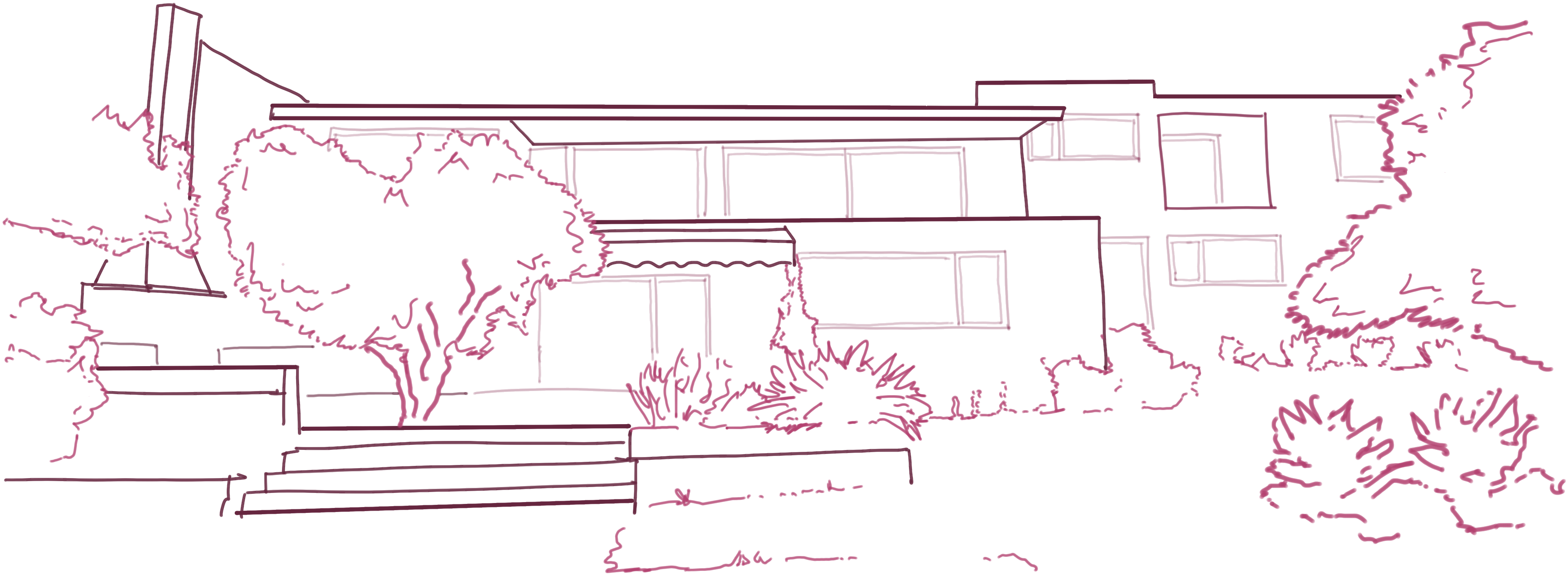 Ilustración de la casa